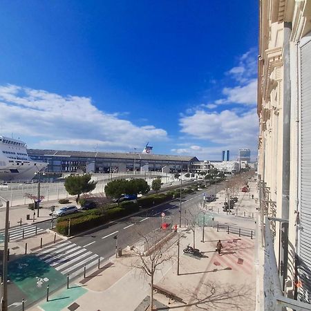 Spacieux Et Lumineux Appartement Vue Mer Joliette マルセイユ エクステリア 写真