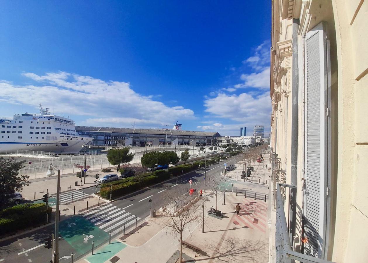 Spacieux Et Lumineux Appartement Vue Mer Joliette マルセイユ エクステリア 写真